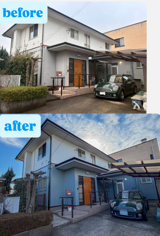 外壁塗装のご紹介です！（セラミシリコン SR‐４２１．１０３）